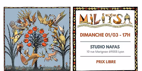 La chorale Militsa en concert au Studio Nafas