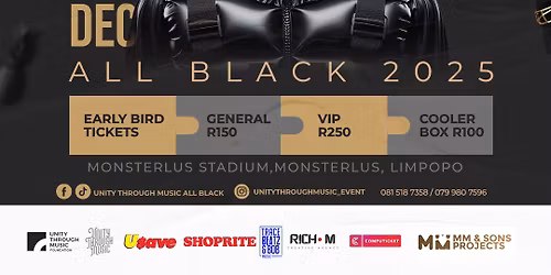 Unity Through Music ALL BLACK 2025