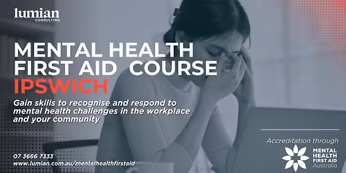 Mental Health First Aid Course - Ipswich