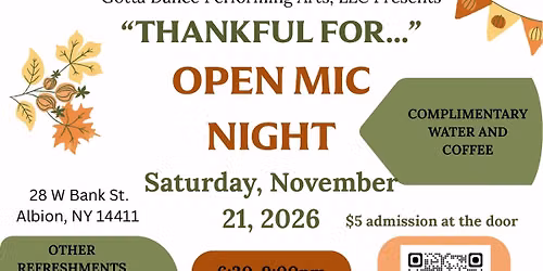 Open Mic Night