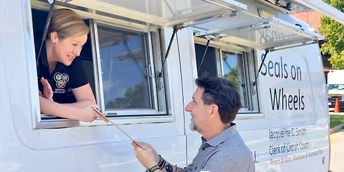 Seals on Wheels at Potomac Library