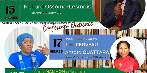 RENCONTRE SIGNATURE L'HARMATTAN auteur Ossoma-Lesmois 8\u00e8me \u00e9dition