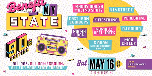 Benefit My State 2026: Our State, Our Sound: 90s Edition