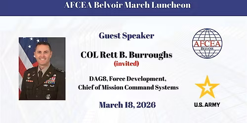 AFCEA Belvoir March 2026 Luncheon