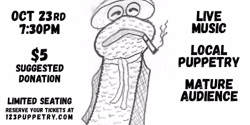The 1, 2, 3 Puppetry Puppet Slam 