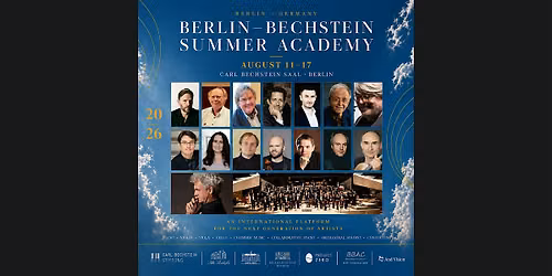 Open Master Class Weekly Pass | Berlin\u2013Bechstein Summer Academy 2026