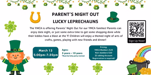Parents' Night Out: Lucky Leprechauns