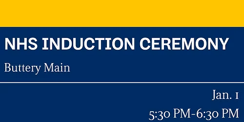 National Honor Society Induction Ceremony