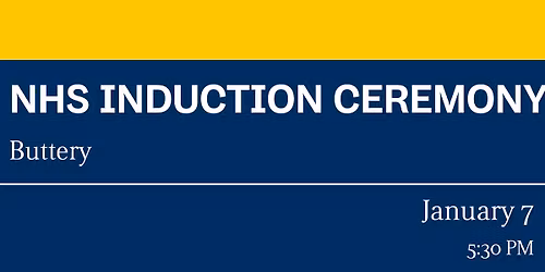 National Honor Society Induction Ceremony