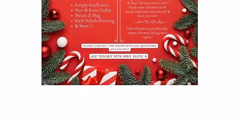 Chic Christmas Sip and Shop Pop Up