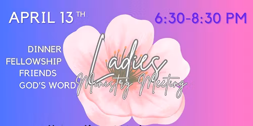 Ladies Ministry Meeting