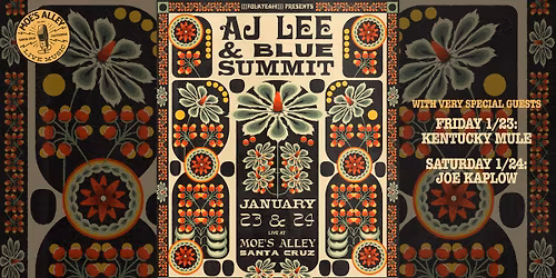 (((folkYEAH!))) Presents: AJ Lee & Blue Summit w\/ Joe Kaplow (night 2)