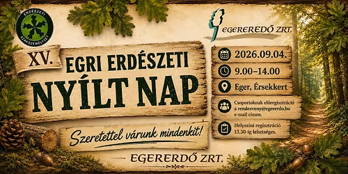 XV. Egri Erd\u00e9szeti Ny\u00edlt Nap 2026