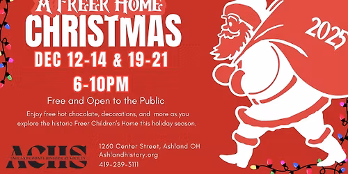 Christmas at the Freer Home