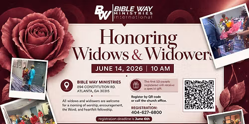 Honoring Widows & Widowers at The Way ATL