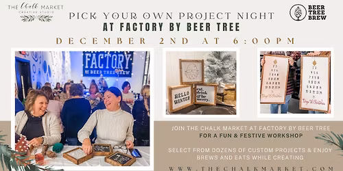Pick Your Own Project Workshop at Factory by Beer Tree