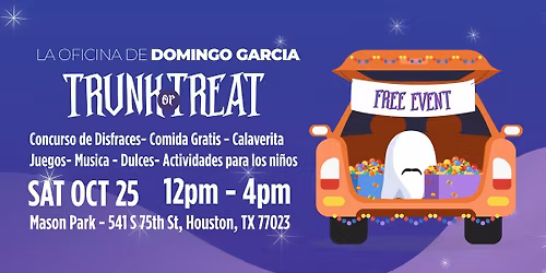 Domingo Garcia Halloween Event - Trunk or Treat