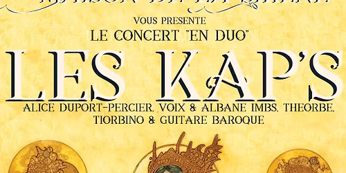 [CONCERT] LES KAP'S - INTIMISTE