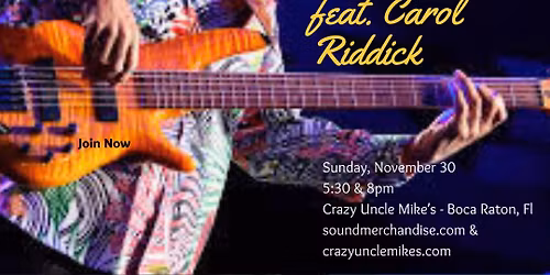 Sip & Mingle w\/ Gerald Veasley feat. Carol Riddick and Comedy by Clyde Gordon