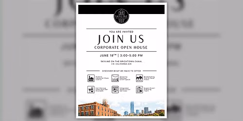 Skyline on Bricktown Canal Corporate Open House