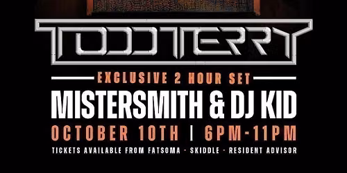 Leithienda Proudly Presents - TODD TERRY - (Exclusive 2 Hour Set)