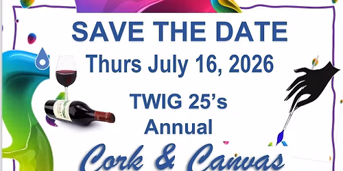 Cork and Canvas - a wine\/painting event for Dayton Children\u2019s Hospital!
