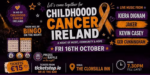 Clonsilla Rocks for Childhood Cancer Ireland 