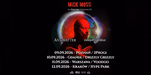 Antimatter + Sleeping Pulse \/ 12 IX 2026 \/ Krak\u00f3w, Hype Park