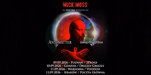 Antimatter + Sleeping Pulse \/ 12 IX 2026 \/ Krak\u00f3w, Poczta G\u0142\u00f3wna