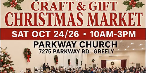 Eastern Ontario Craft & Gift Christmas Market Parkway Church