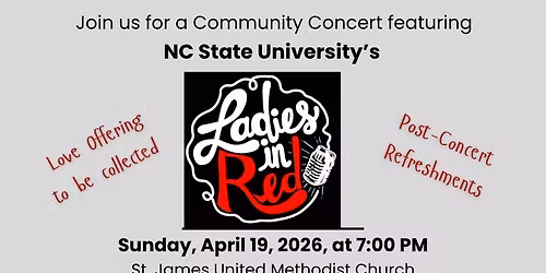 Community Concert featuring Ladies in Red
