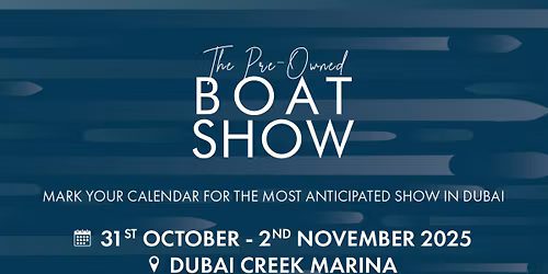 The Pre-owned Boat Show 2025