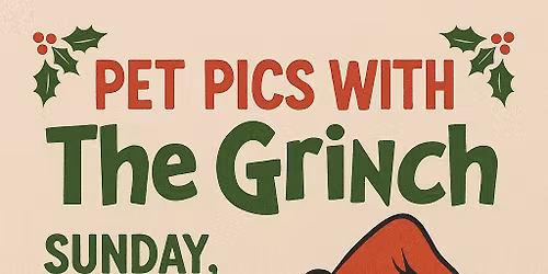 Pet Pics with The Grinch