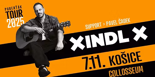 XINDL X: Puber\u0165\u00e1k Tour 2025 - Collosseum Club, Ko\u0161ice