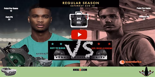 DETROIT TURBO VS ATLANTA BLACK LANDERS | SAT NIGHT GAME |  TICKETS AUG 15