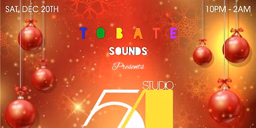 Studio 54 Hollywood Disco Christmas Party