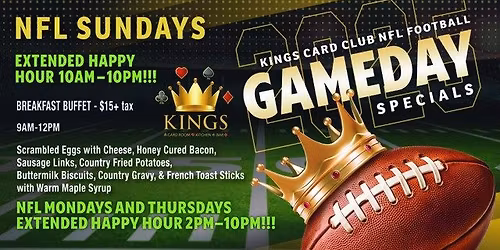 NFL SUNDAY - BREAKFAST BUFFET