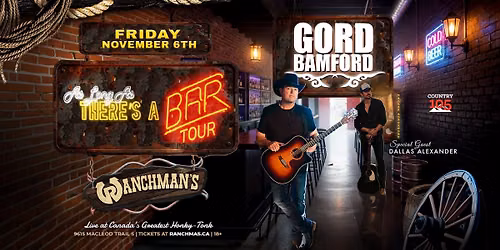 GORD BAMFORD LIVE AT RANCHMANS CALGARY