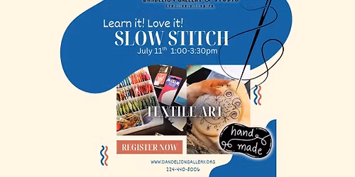 Slow Stitch Workshop - Beginners