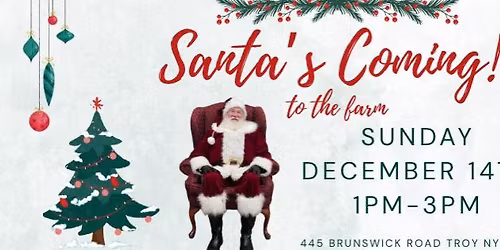 Santa\u2019s coming to the farm!
