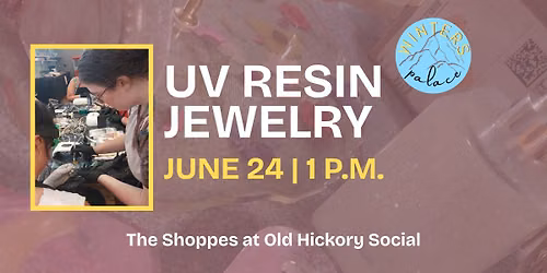 UV resin jewelry class