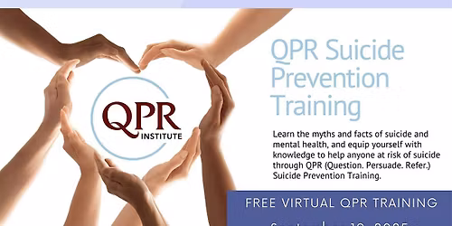 QPR Suicide Awareness and Prevention Training (In-Person)