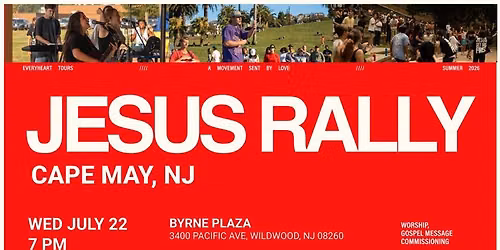 CAPE MAY, NJ - JESUS RALLY