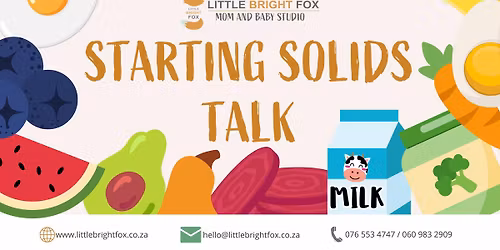 ONLINE Starting Solids Talk with Sister Linda Britz