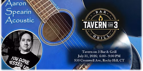 A-A-Ron Debuts at Tavern On 3 - Rocky Hill