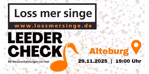 LEEDERCHECK in der Alteburg