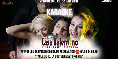 Karaok\u00e9 Casa Valentino Fr\u00e9jus