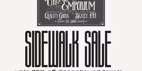 Spring Sidewalk Sale!