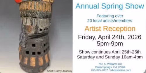 Annual Spring Show and Open Studio Sale ** Artists Reception