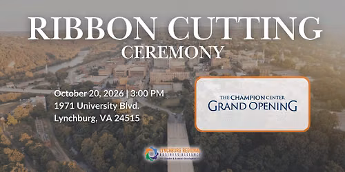 Ribbon Cutting: The Champion Center